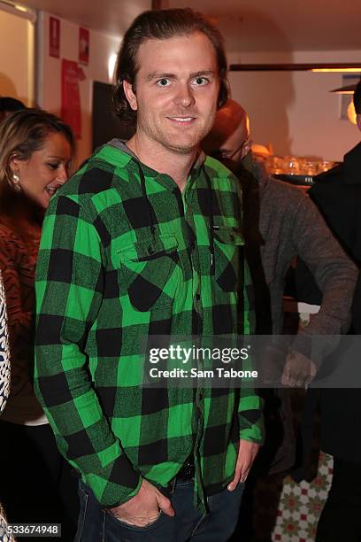 Lawson Reeves attends the Eat'aliano by Pino Italian Feast launch on May 23, 2016 in Melbourne, Australia.