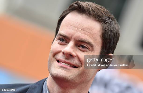 Actor Bill Hader arrives at the premiere of Sony Pictures' 'The Angry Birds Movie' at Regency Village Theatre on May 7, 2016 in Westwood, California.