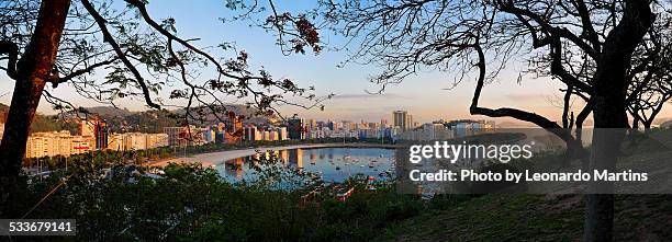 luz da manhã em botafogo - manhã stock-fotos und bilder