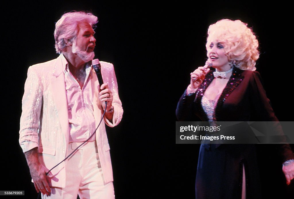 Kenny Rogers and Dolly Parton...