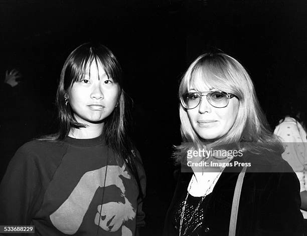 May Pang and Cynthia Lennon circa 1981 in New York City.