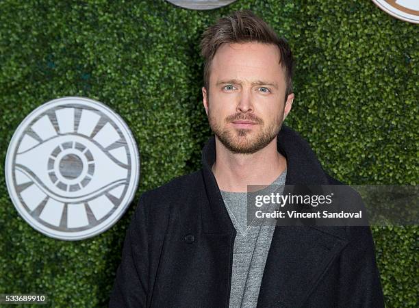 Actor Aaron Paul attends a screening of Hulu's "The Path" season finale at Hollywood Forever on May 22, 2016 in Hollywood, California.