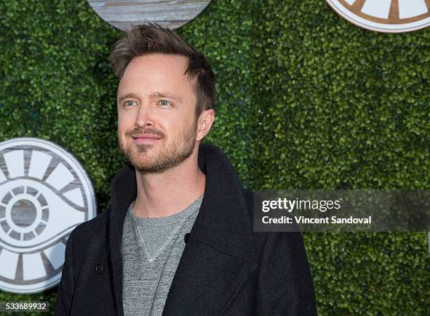 Actor Aaron Paul attends a screening of Hulu's "The Path" season finale at Hollywood Forever on May 22, 2016 in Hollywood, California.