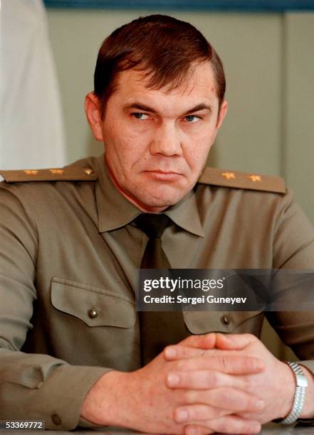 Russian General Alexander Lebed during a TIME interview.