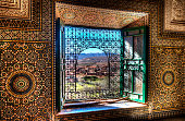 Window, Kasbah Telouet, Morocco