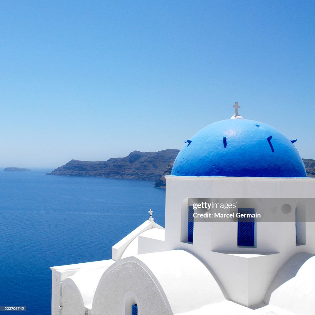 Church in Oia, Santorini (Greece)