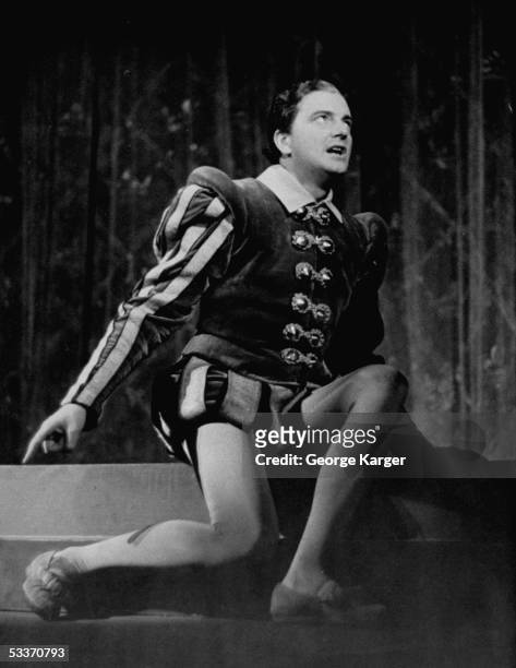 Maurice Evans in "Hamlet"