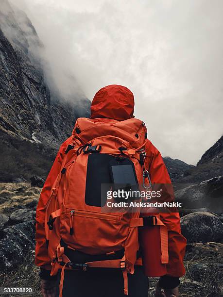hiker - jacket stock pictures, royalty-free photos & images