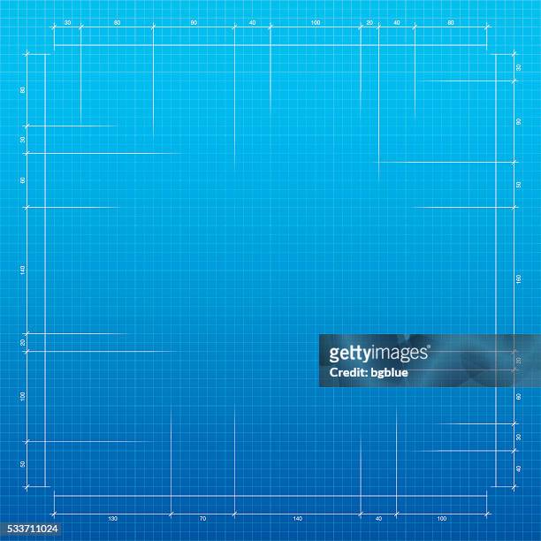 青写真の背景グラフ用紙 - graph paper点のイラスト素材／クリップアート素材／マンガ素材／アイコン素材