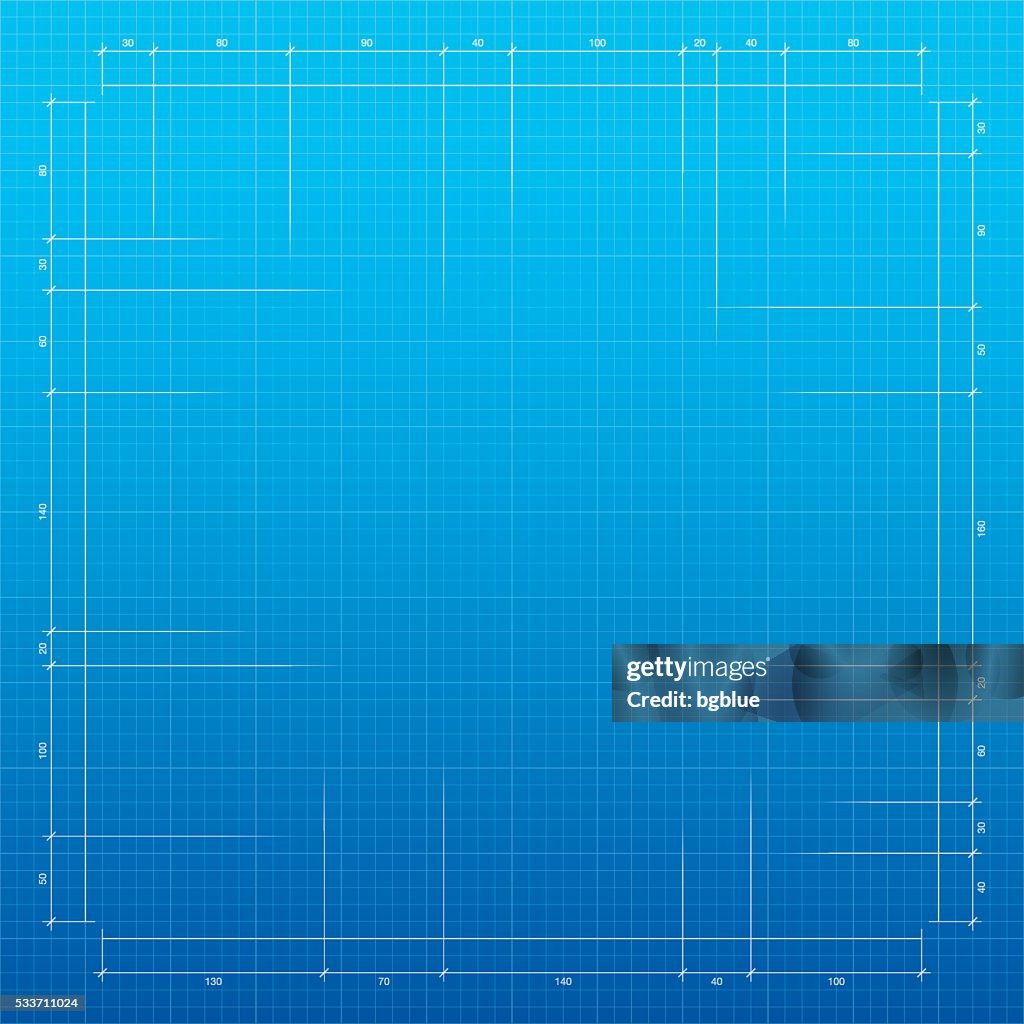 Blueprint background - Graph paper