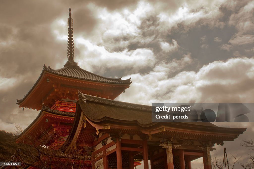 Kyoto temple, traditional Architecture, travel destination..