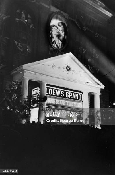 Gone With the Wind" premiere.