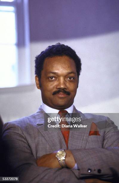 Rev. Jesse Jackson during President campaign.