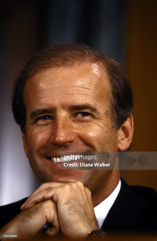 Sen. Joseph Biden, D-Del., at Senate Judiciary Com