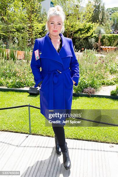 Kim Wilde attends Chelsea Flower Show press day at Royal Hospital Chelsea on May 23, 2016 in London, England.