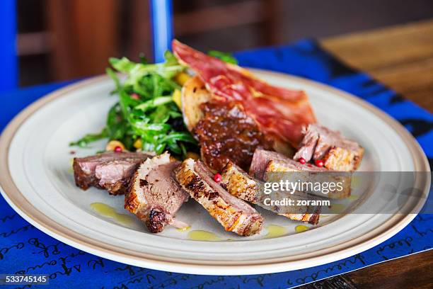 duck fillet - course meal stock pictures, royalty-free photos & images