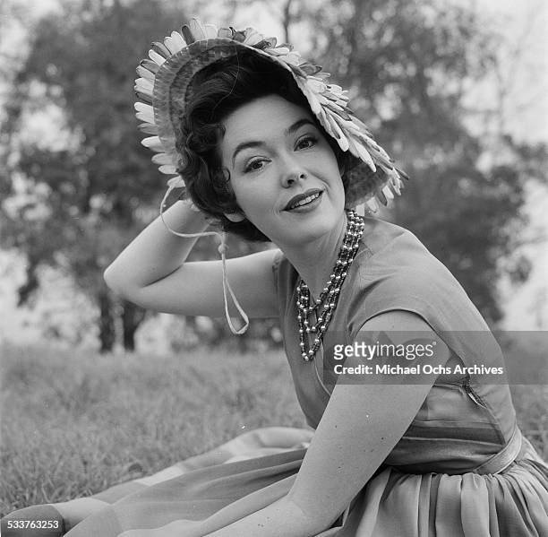 Actress Barbara Rush poses for a portrait in Los Angeles,CA.