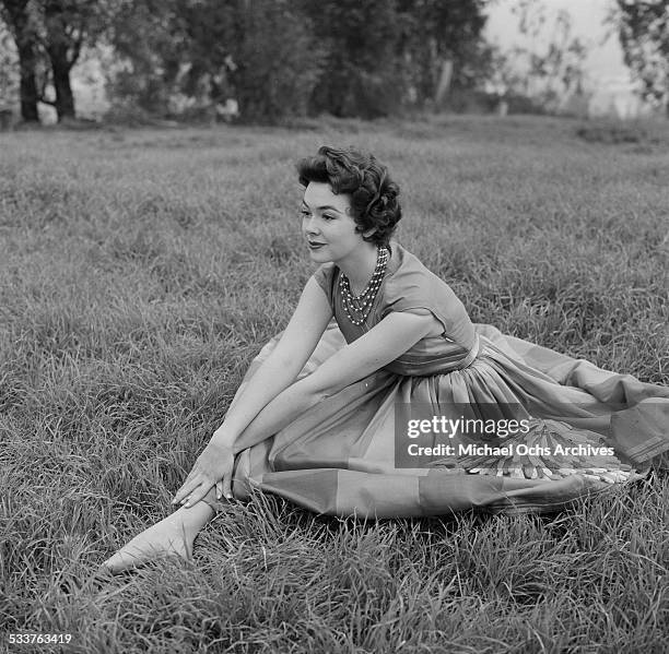 Actress Barbara Rush poses for a portrait in Los Angeles,CA.