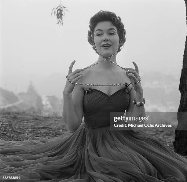 Actress Barbara Rush poses for a portrait in Los Angeles,CA.