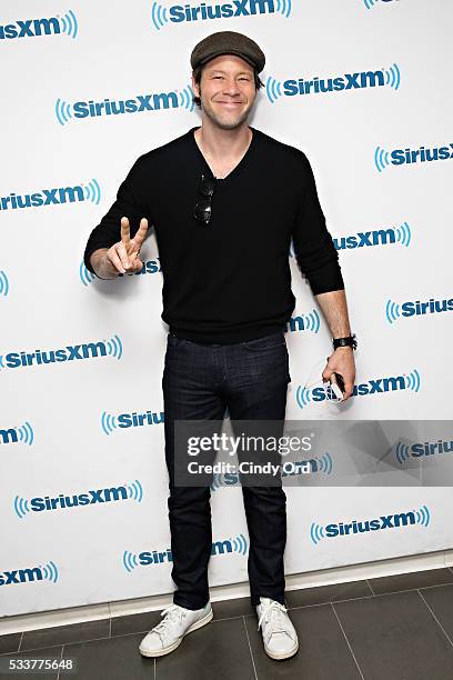 Actor Ike Barinholtz visits the SiriusXM Studio on May 23, 2016 in New York City.