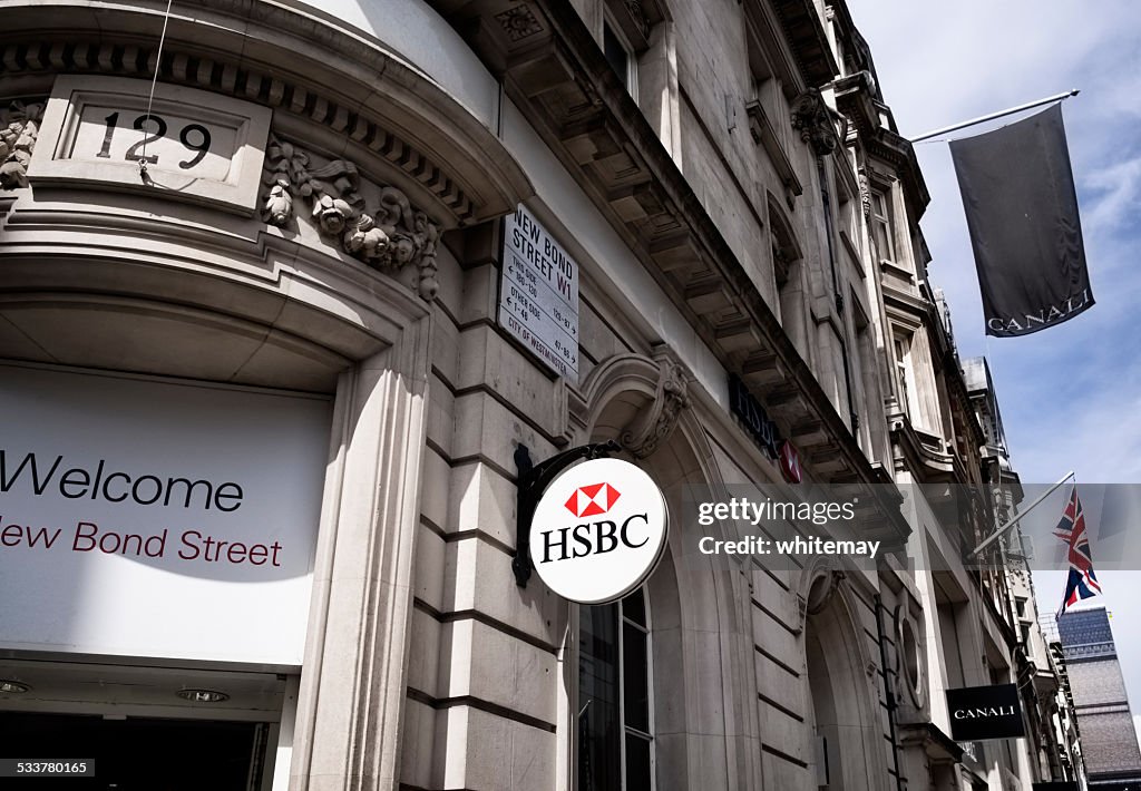 Ramo HSBC em New Bond Street, Londres