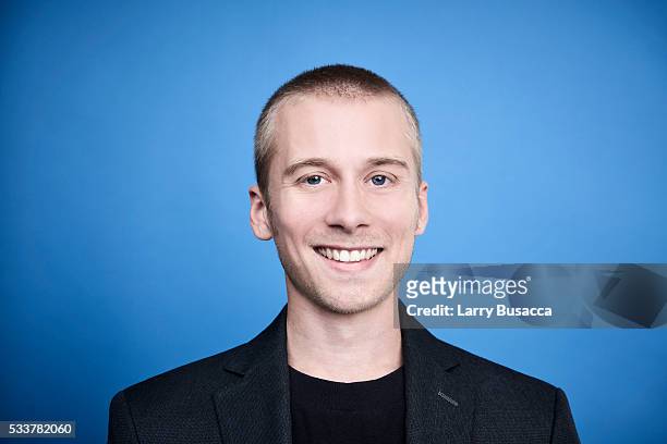 Actor Lou Taylor Pucci poses for a portrait at the Tribeca Film Festival on April 17, 2016 in New York City.