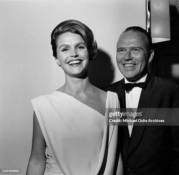 Actress Lee Remick and husband Television director Bill Colleran attend an event in Los Angeles,CA.