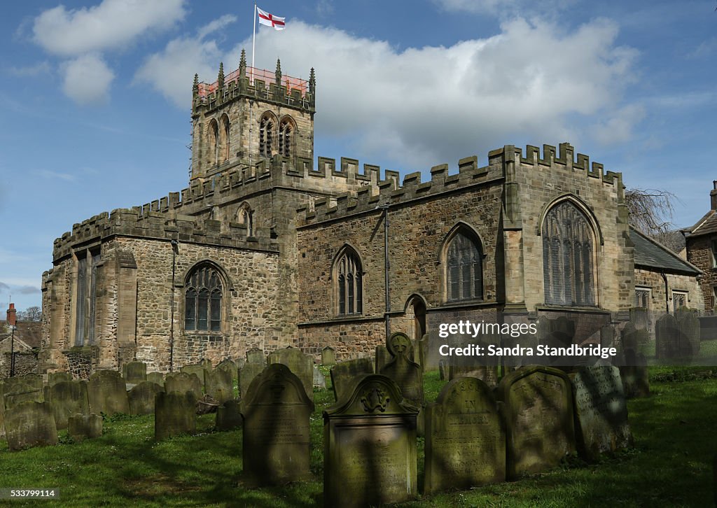 A  very old church situated in the town of Barnard Castle, Teesdale, County Durham, England. .