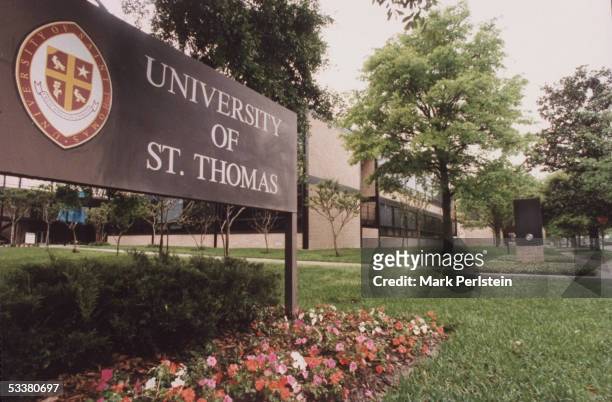 The exterior view of the University of St. Thomas where Marshall Herff Applewhite, the Heaven's Gate apocalyptic Christian cult leader who led 38...