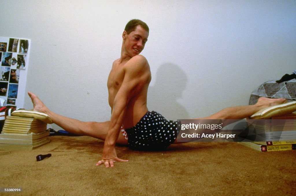 Bill May, only male member of the Santa Clara Aqua