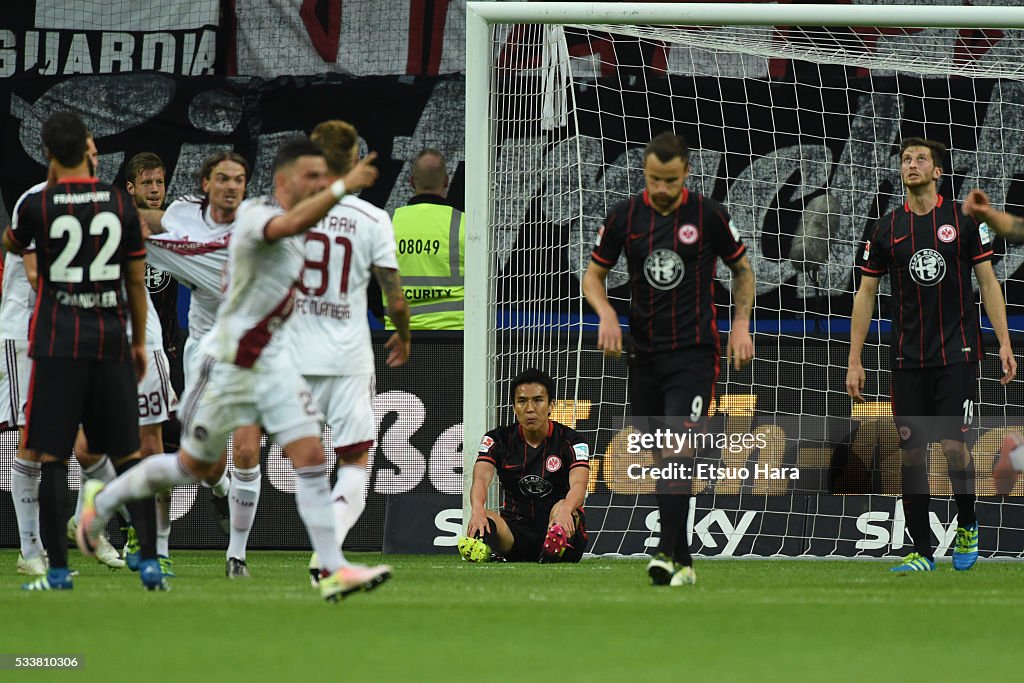 Eintracht Frankfurt v 1. FC Nuernberg - Bundesliga Playoff Leg 1