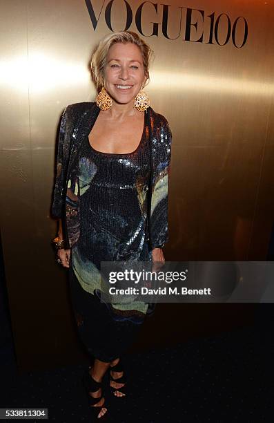 Maia Norman attends British Vogue's Centenary birthday party at Tramp on May 23, 2016 in London, England.