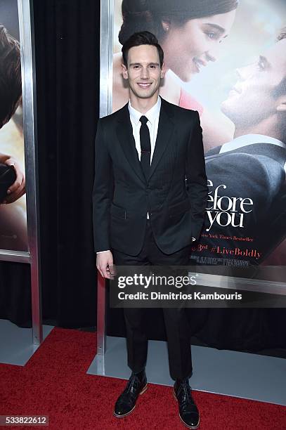 Cory Michael Smith attends "Me Before You" World Premiere at AMC Loews Lincoln Square 13 theater on May 23, 2016 in New York City.