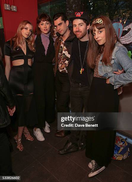Greta Bellamacina, Martine Wervik, James D Kelly, Philippe Colbert and Charlotte Colbert attend a drink reception celebrating the UK Premiere of "The...