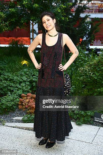 Jewelry designer Pamela Love attends 2016 Highline Spring Benefit at the Spur of the High Line on May 23, 2016 in New York City.