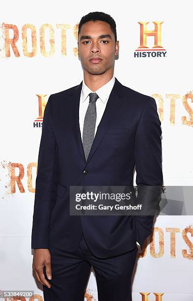 Actor Regé-Jean Page attends the "Roots" night one screening at Alice Tully Hall, Lincoln Center on May 23, 2016 in New York City.