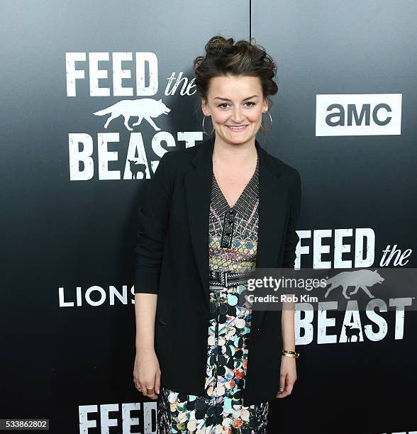 Alison Wright attends the New York Screening of "Feed The Beast" at Angelika Film Center on May 23, 2016 in New York City.