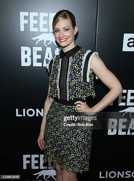 Beth Behrs attends the New York Screening of "Feed The Beast" at Angelika Film Center on May 23, 2016 in New York City.