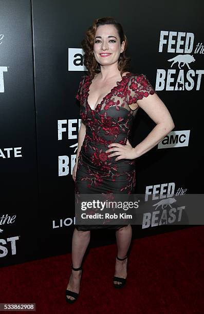 Laura Kelly attends the New York Screening of "Feed The Beast" at Angelika Film Center on May 23, 2016 in New York City.