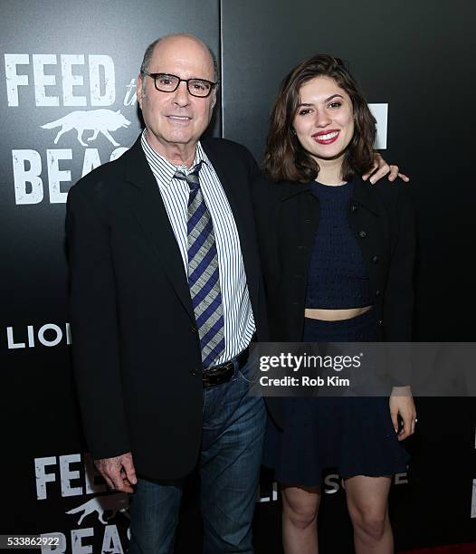 Clyde Phillips and guest attend the New York Screening of "Feed The Beast" at Angelika Film Center on May 23, 2016 in New York City.