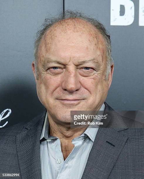 John Doman attends the New York Screening of "Feed The Beast" at Angelika Film Center on May 23, 2016 in New York City.
