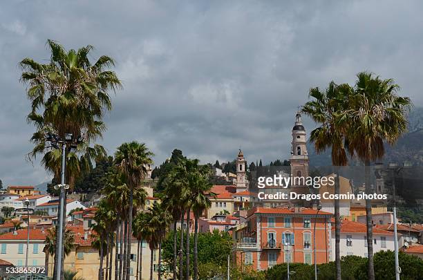 menton, france - cannes restaurant stock pictures, royalty-free photos & images