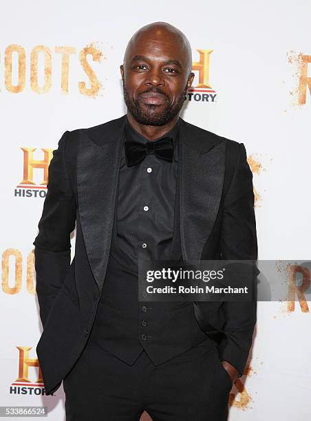 Chris Obi attends "Roots" Night One Screening at Alice Tully Hall, Lincoln Center on May 23, 2016 in New York City.