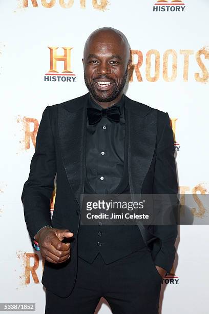 Chris Obi, attends as HISTORY presents night one of the epic event series "Roots" at Alice Tully Hall on May 23, 2016 in New York City.
