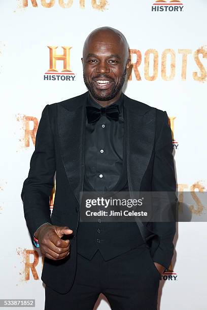 Chris Obi, attends as HISTORY presents night one of the epic event series "Roots" at Alice Tully Hall on May 23, 2016 in New York City.