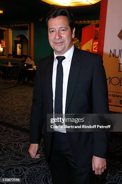 Laurent Gerra attends "La 28eme Nuit des Molieres" on May 23, 2016 in Paris, France.