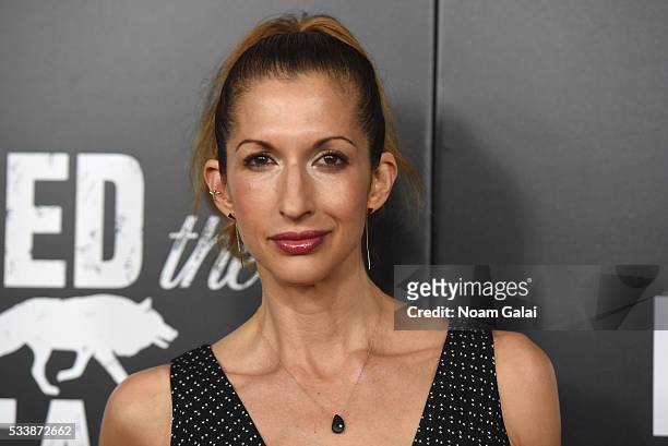 Alysia Reiner attends the AMC's Feed The Beast Premiere on May 23, 2016 in New York City.
