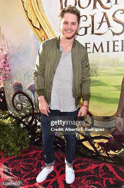 Actor Matt Shively attends Disneys 'Alice Through the Looking Glass' premiere with the cast of the film, which included Johnny Depp, Anne Hathaway,...