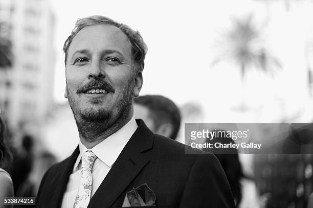 Director James Bobin attends Disneys 'Alice Through the Looking Glass' premiere with the cast of the film, which included Johnny Depp, Anne...