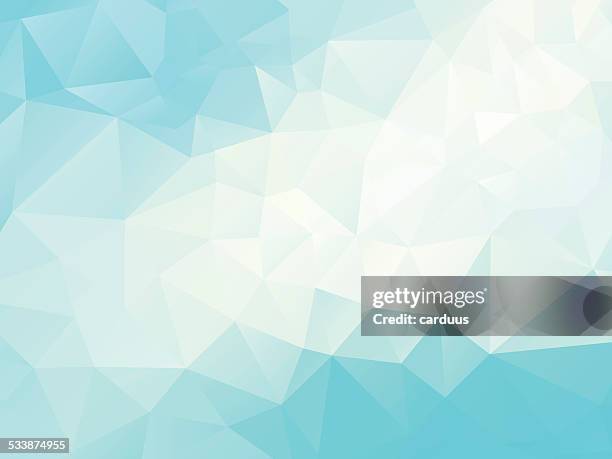 abstract  polygonal blue  background - ice pattern stock illustrations